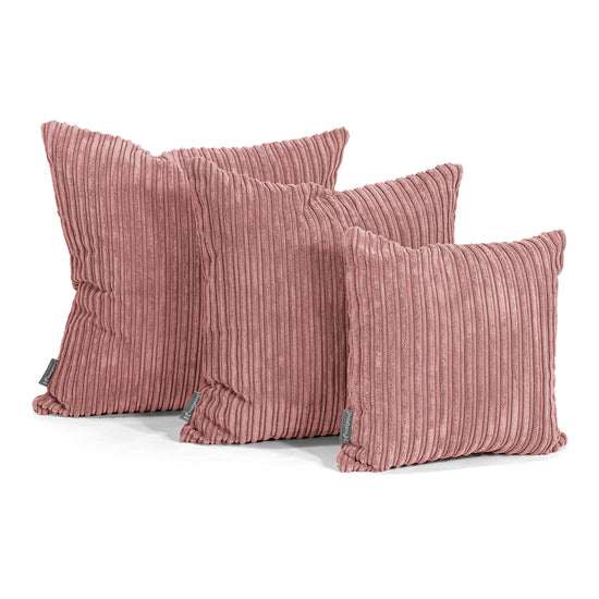 Dekokissen / Sofa Kissenbezug 47 x 47cm - Cord Pfirsich 02