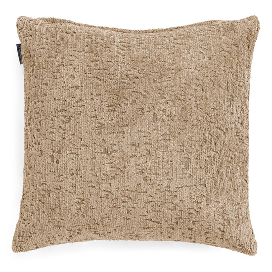 Dekokissen / Sofa Kissenbezug 47 x 47cm - Luxuriöser Chenille Nerzfarben 01