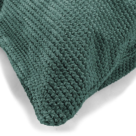 Dekokissen / Sofa Kissenbezug 47 x 47cm - Pom-Pom Moosgrün 03