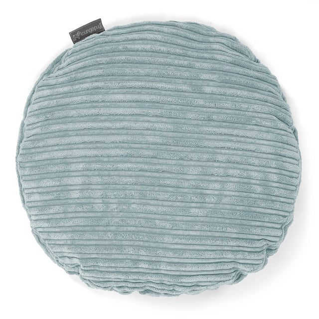 Dekokissen / Sofa Kissenbezug Rund 50cm - Cord Mintgrün 01