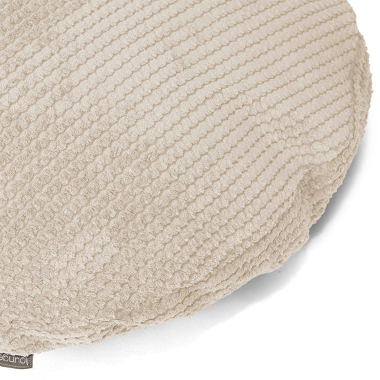 Dekokissen / Sofa Kissenbezug Rund 50cm - Pom-Pom Creme 02
