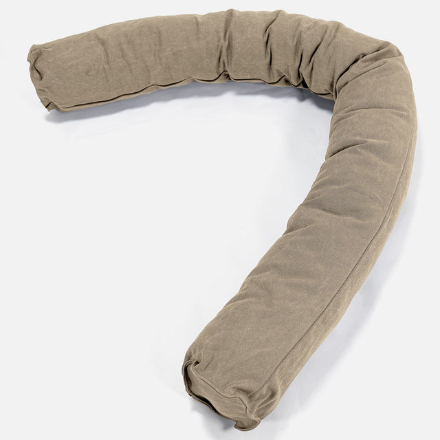 Seitenschläferkissen XXL Ersatz Bezug - Stonewashed-stoff 01