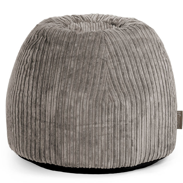 Schminktisch-Pouf-Hocker - Cord Graphitgrau 01