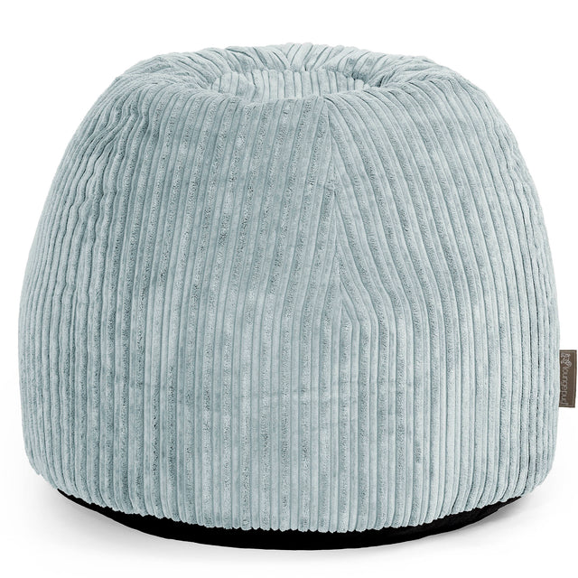 Schminktisch-Pouf-Hocker - Cord Mintgrün 01