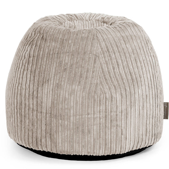 Schminktisch-Pouf-Hocker - Cord Nerzfarben 01
