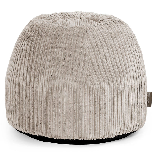 Schminktisch-Pouf-Hocker - Cord Nerzfarben 01