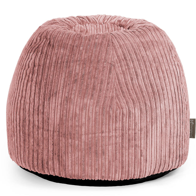 Schminktisch-Pouf-Hocker - Cord Pfirsich 01