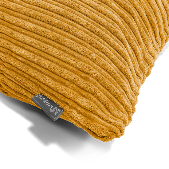 Extra Große Dekokissen / Sofa Kissenbezug 70 x 70cm - Cord Goldhonig 03
