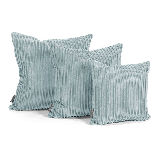 Extra Große Dekokissen / Sofa Kissenbezug 70 x 70cm - Cord Mintgrün 02