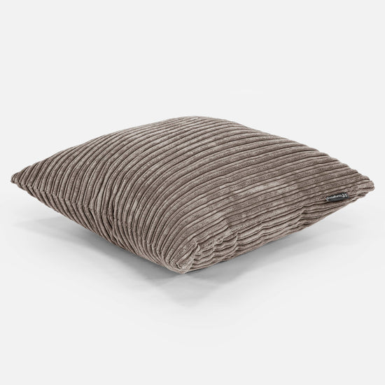 Extra Large Scatter Cushion Cover 70 x 70cm - Cord Dovetail Grey 02