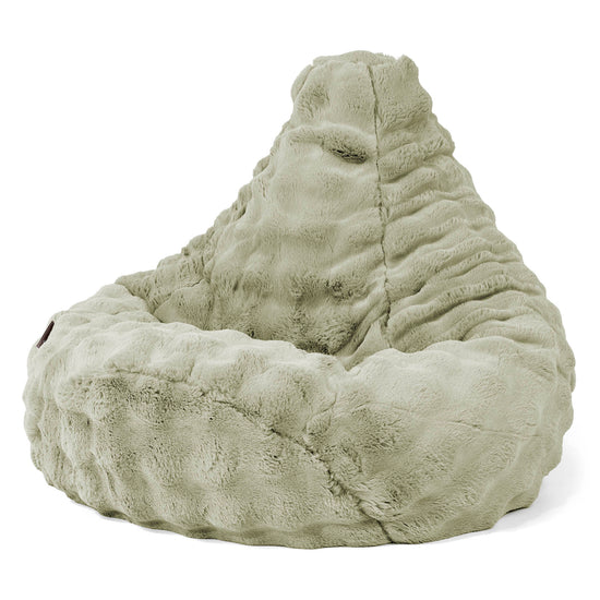 Gaming Sitzsack Sessel - Bubble Pelz Salbeigrün 02