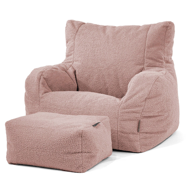 Josephine Sitzsack Ohrensessel - Bouclé Pink 02