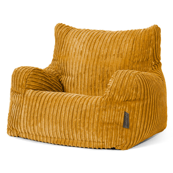 Josephine Sitzsack Ohrensessel - Cord Goldhonig 01