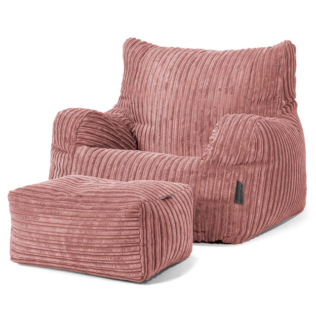 Josephine Sitzsack Ohrensessel - Cord Pfirsich 02