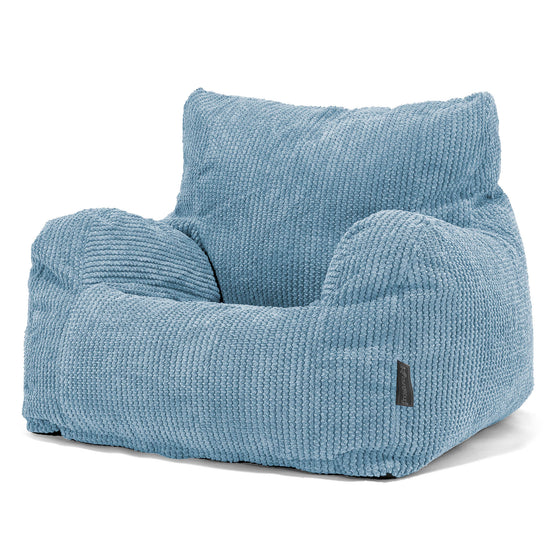 Josephine Sitzsack Ohrensessel - Pom-Pom Himmelblau 01
