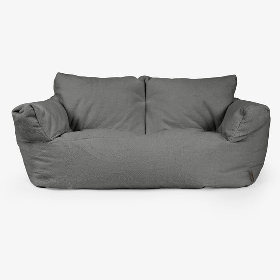 Josephine Sitzsack Sofa - Bouclé Grau 01