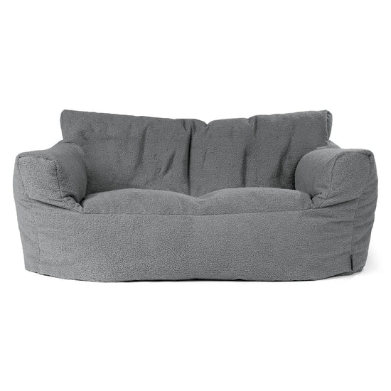 Josephine Sitzsack Sofa - Bouclé Grau 01