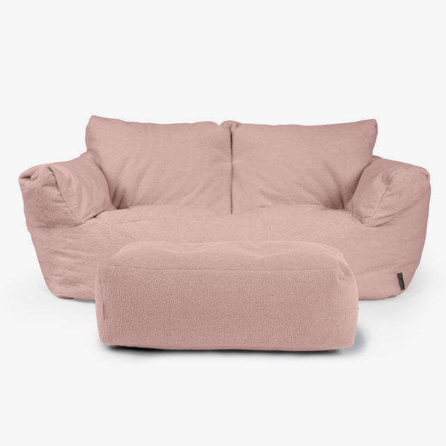 Josephine Sitzsack Sofa - Bouclé Pink 02