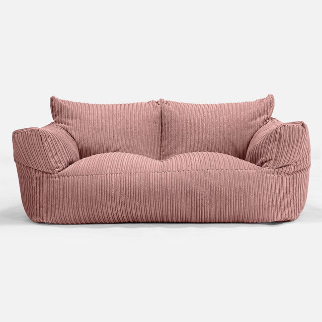 Josephine Sitzsack Sofa - Cord Pfirsich 01