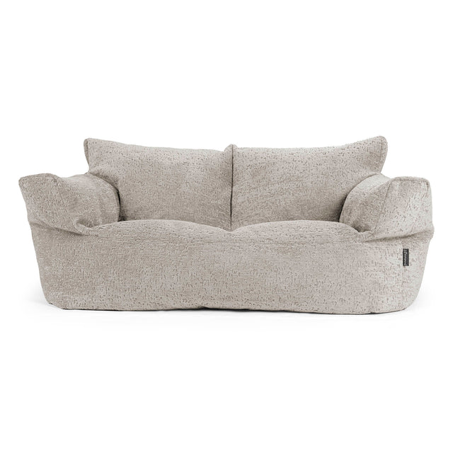 Josephine Sitzsack Sofa - Luxuriöser Chenille Grau 01