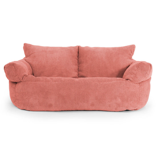 Josephine Sitzsack Sofa - Pom-Pom Kürbisorange 01