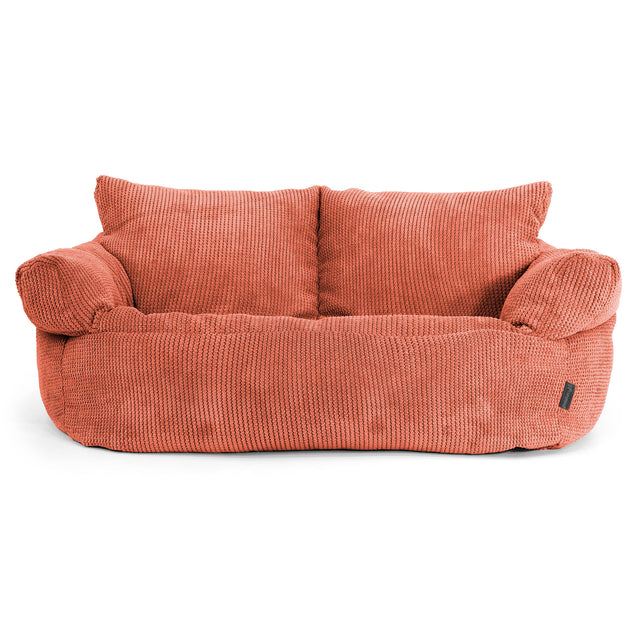 Josephine Sitzsack Sofa - Pom-Pom Kürbisorange 01