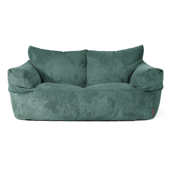 Josephine Sitzsack Sofa - Waffle Cord Moosgrün 01