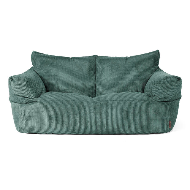 Josephine Sitzsack Sofa - Waffle Cord Moosgrün 01
