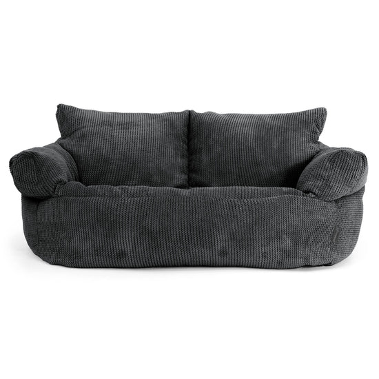 Josephine Sitzsack Sofa - Pom-Pom Schwarz 01