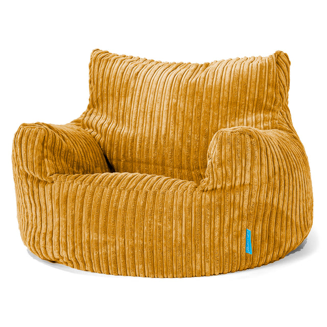 Kindersessel Sitzsack 3-8 jahren - Cord Goldhonig 01