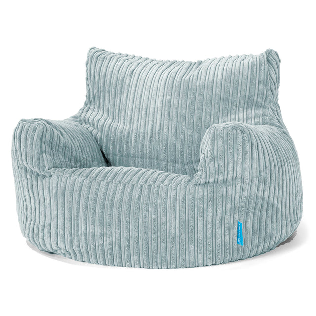 Kindersessel Sitzsack 3-8 jahren - Cord Mintgrün 01