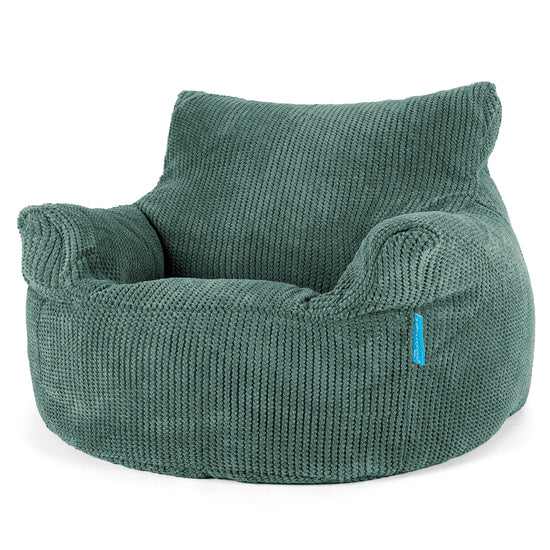 Kindersessel Sitzsack 3-8 jahren - Pom-Pom Moosgrün 01