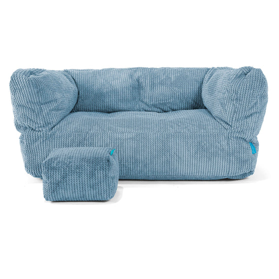 Kindersofa Albert 2-6 jahren - Pom-Pom Himmelblau 02