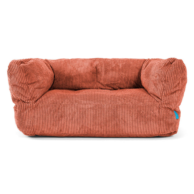 Kindersofa Albert 2-6 jahren - Pom-Pom Kürbisorange 01