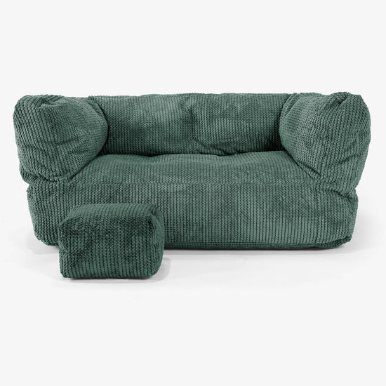 Kindersofa Albert 2-6 jahren - Pom-Pom Moosgrün 02