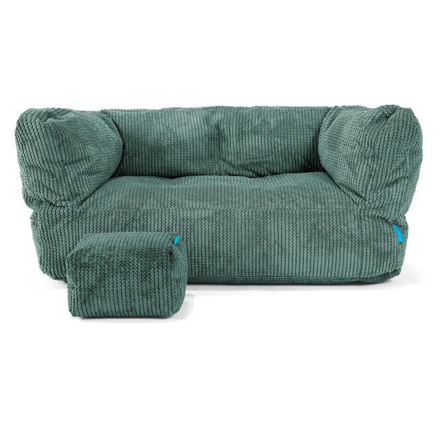 Kindersofa Albert 2-6 jahren - Pom-Pom Moosgrün 02