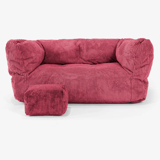 Kindersofa Albert 2-6 jahren - Pom-Pom Pastellrot 02