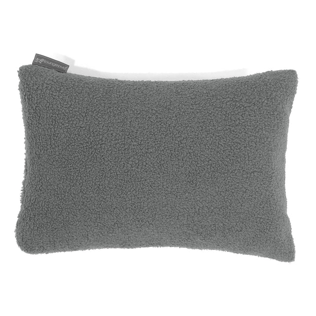 Dekokissen / Sofa Kissenbezug 35 x 50cm - Bouclé Grau 01