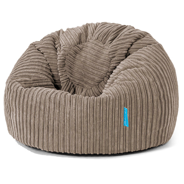 Klassicher Kindersessel Sitzsack 1-5 jahren - Cord Beigegrau 01