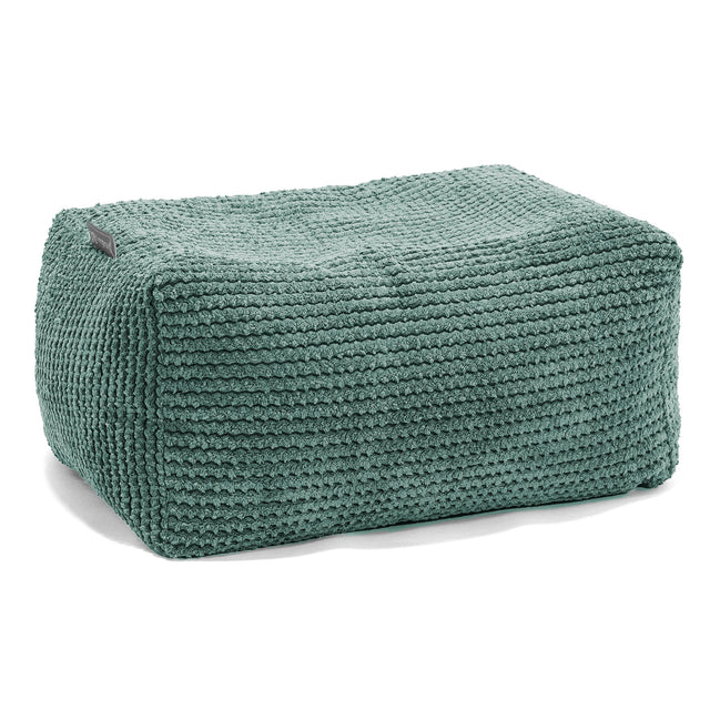 Kleiner Fußhocker - Pom-Pom Moosgrün 01