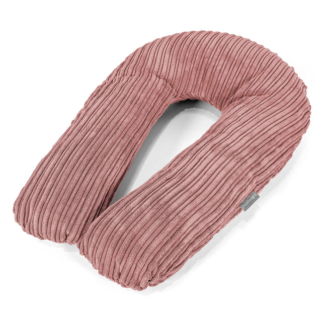Knuddelkissen - Cord Pfirsich 01