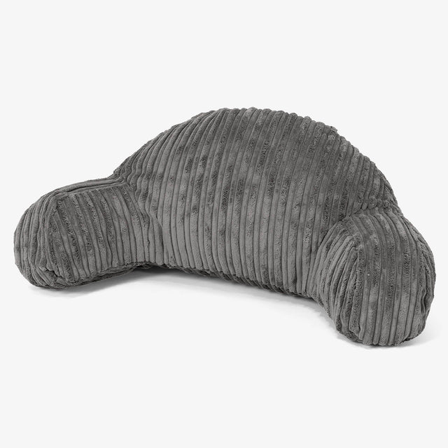 Lesekissen mit Rückenstütze für Kinder - Cord Graphitgrau 01