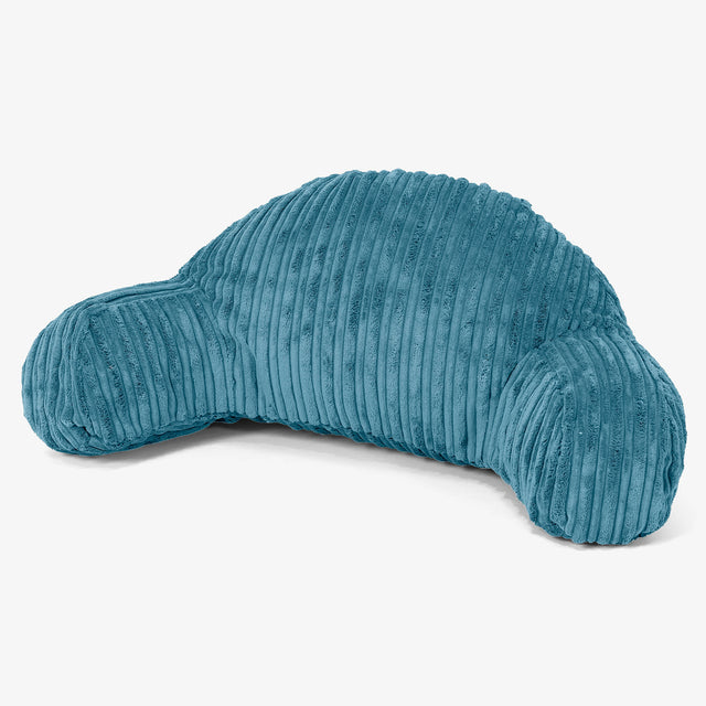 Lesekissen mit Rückenstütze für Kinder - Cord Türkis 01