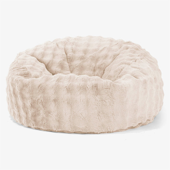 Mammoth Sofa Sitzsack XXL - Bubble Pelz Creme 01