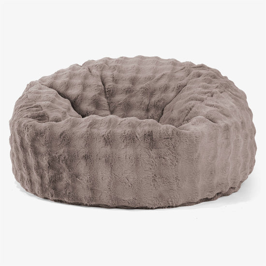 Mammoth Sofa Sitzsack XXL - Bubble Pelz Nerzfarben 01