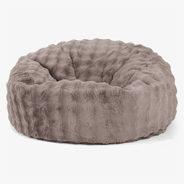 Mammoth Sofa Sitzsack XXL - Bubble Pelz Nerzfarben 01