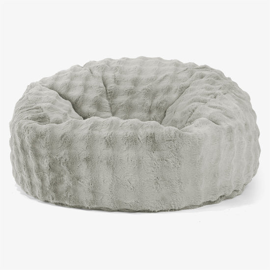 Mammoth Sofa Sitzsack XXL - Bubble Pelz Salbeigrün 01