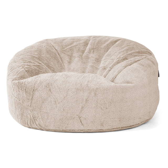 Mammoth Sofa Sitzsack XXL - Kaninchen Kunstfell Goldbraun 01