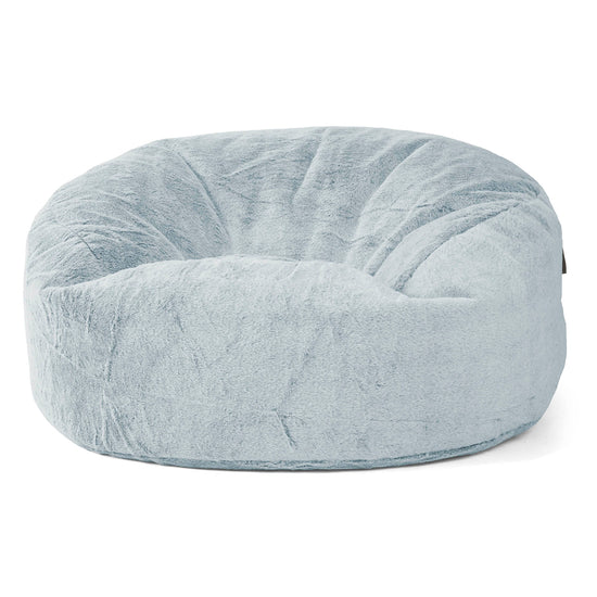 Mammoth Sofa Sitzsack XXL - Kaninchen Kunstfell Pastellblau 01