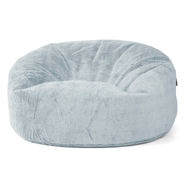 Mammoth Sofa Sitzsack XXL - Kaninchen Kunstfell Pastellblau 01
